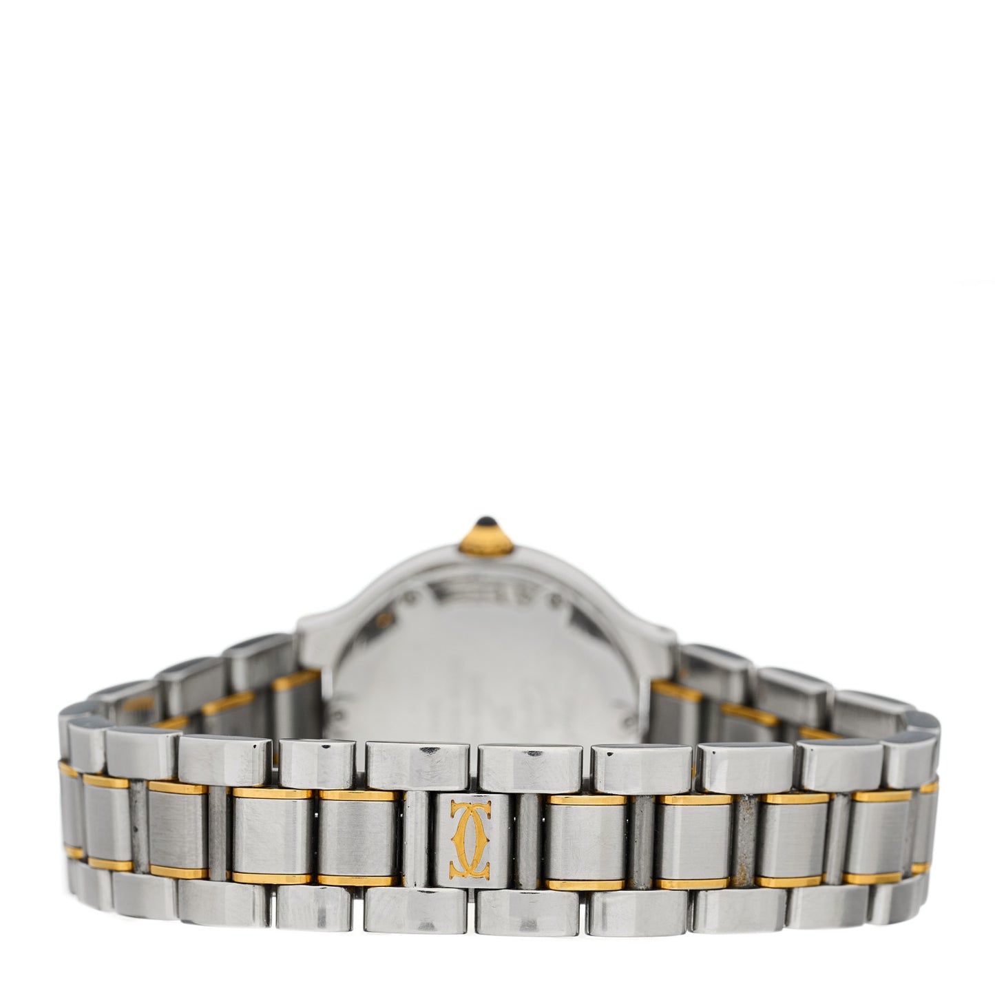 Stainless Steel 18K Yellow Gold 28mm Must De 21 Quartz Watch