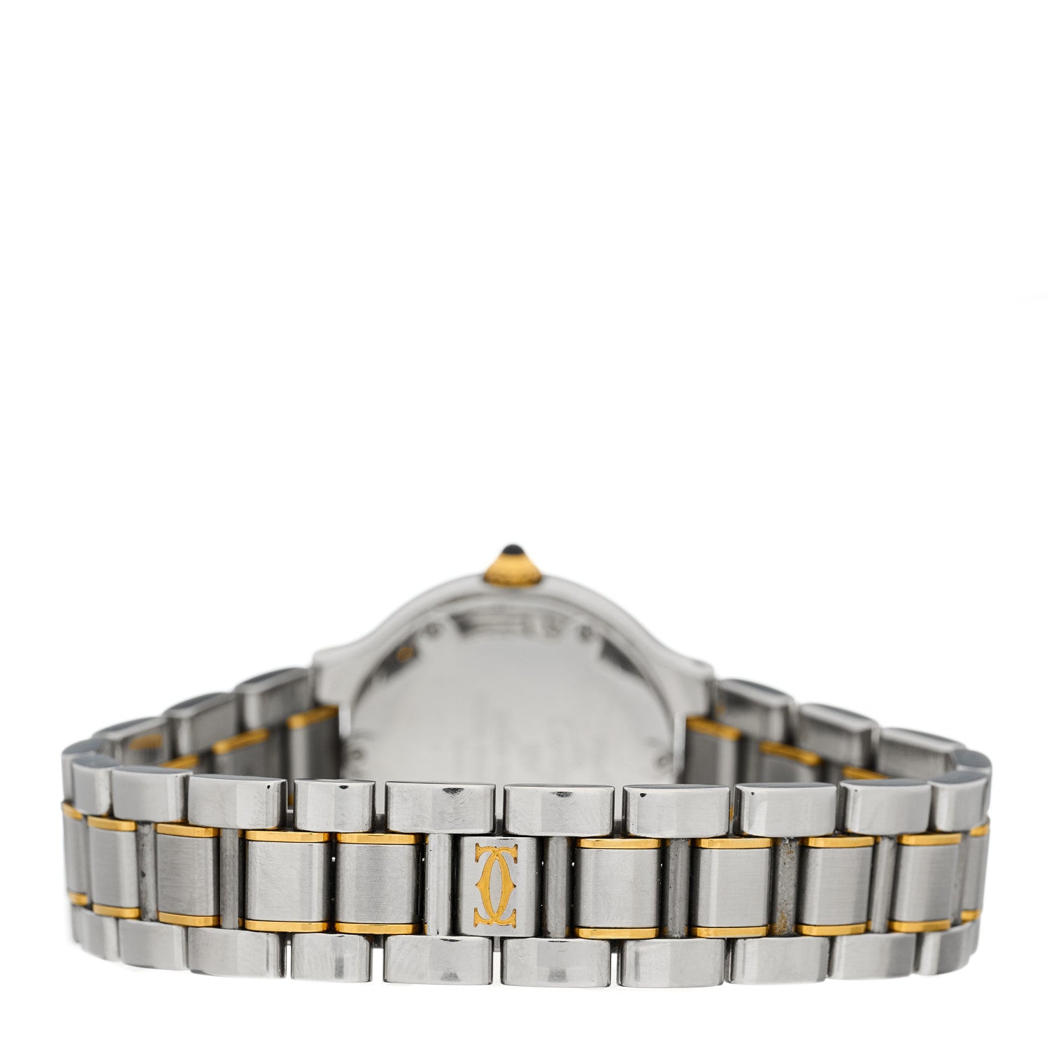 Cartier Stainless Steel 18K Yellow Gold 28mm Must De 21 Quartz Watch 3 of 4