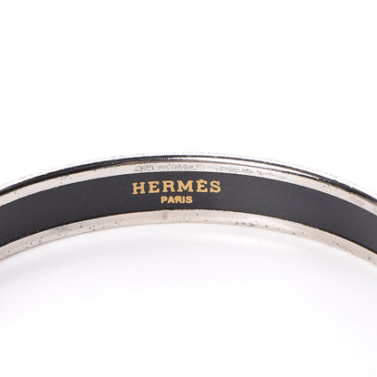 Hermes Enamel Printed Narrow Bracelet 65 4 of 6