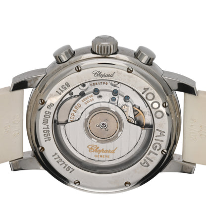Chopard Stainless Steel Rubber Mother of Pearl 42mm 1000 Mille Miglia Chronograph Automatic Watch 4 of 5