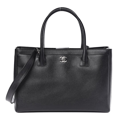 Chanel Calfskin Cerf Executive Shopper Tote Black 1 of 12