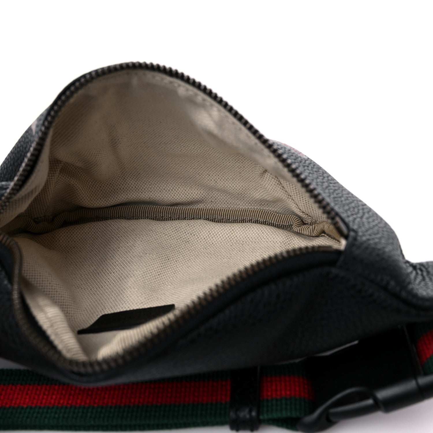 Gucci Grained Calfskin Small Logo Belt Bag Black 5 of 9
