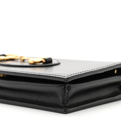 Gucci Boarded Plutone Calfskin Horsebit 1955 Wallet On Chain Black 10 of 10