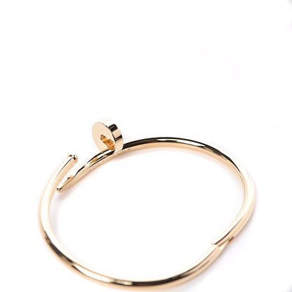 Cartier 18K Yellow Gold Juste Un Clou Bracelet 17 5 of 6
