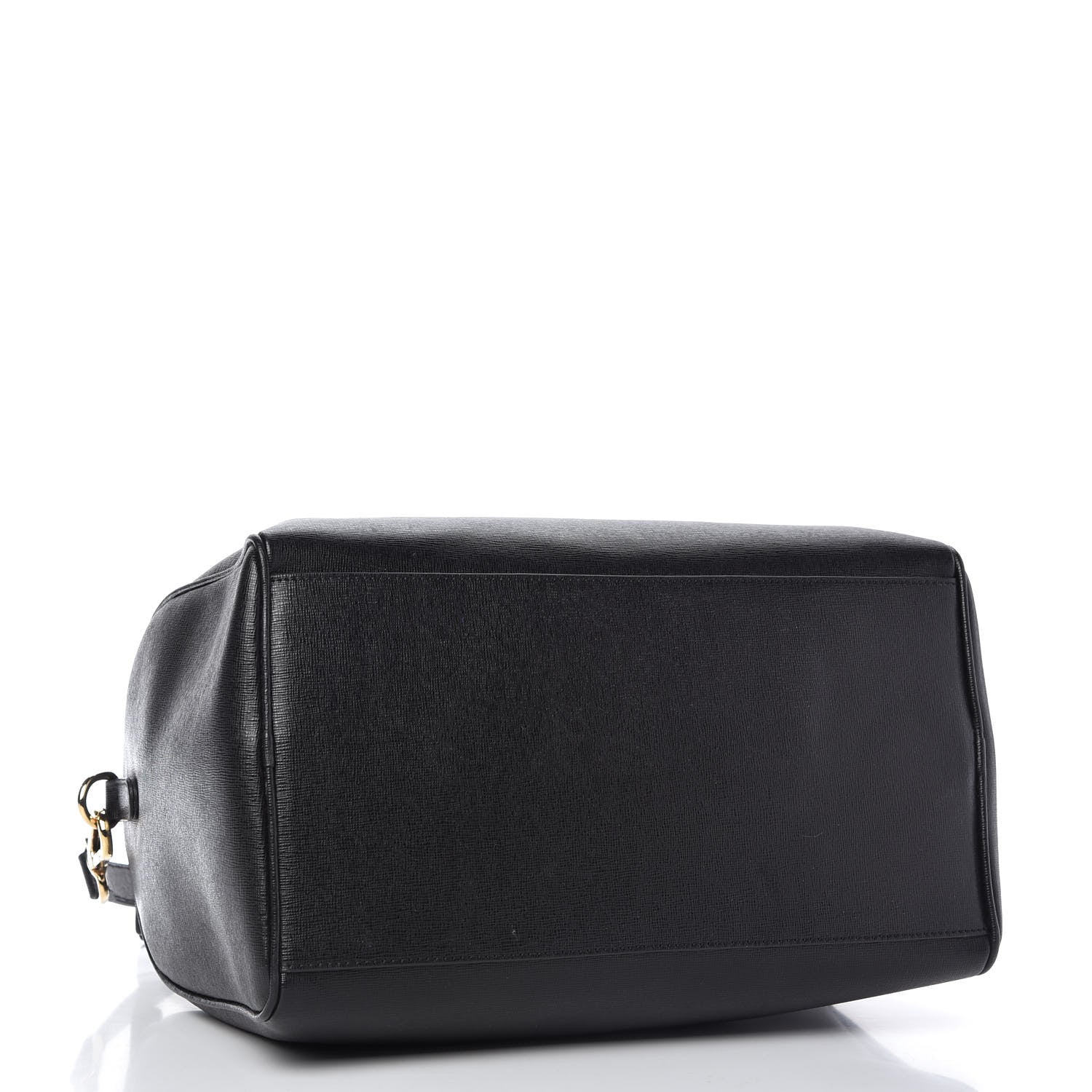Versace Saffiano Calfskin Palazzo Duffle Bag Black 4 of 10