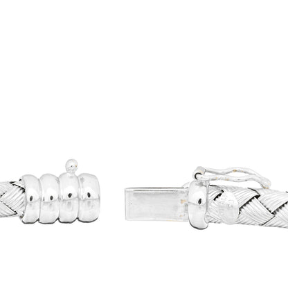 Roberto Coin 18K White Gold Diamond Primavera Bangle Bracelet 3 of 3