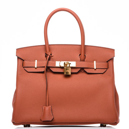 Hermes Togo Birkin 30 Cuivre 1 of 14