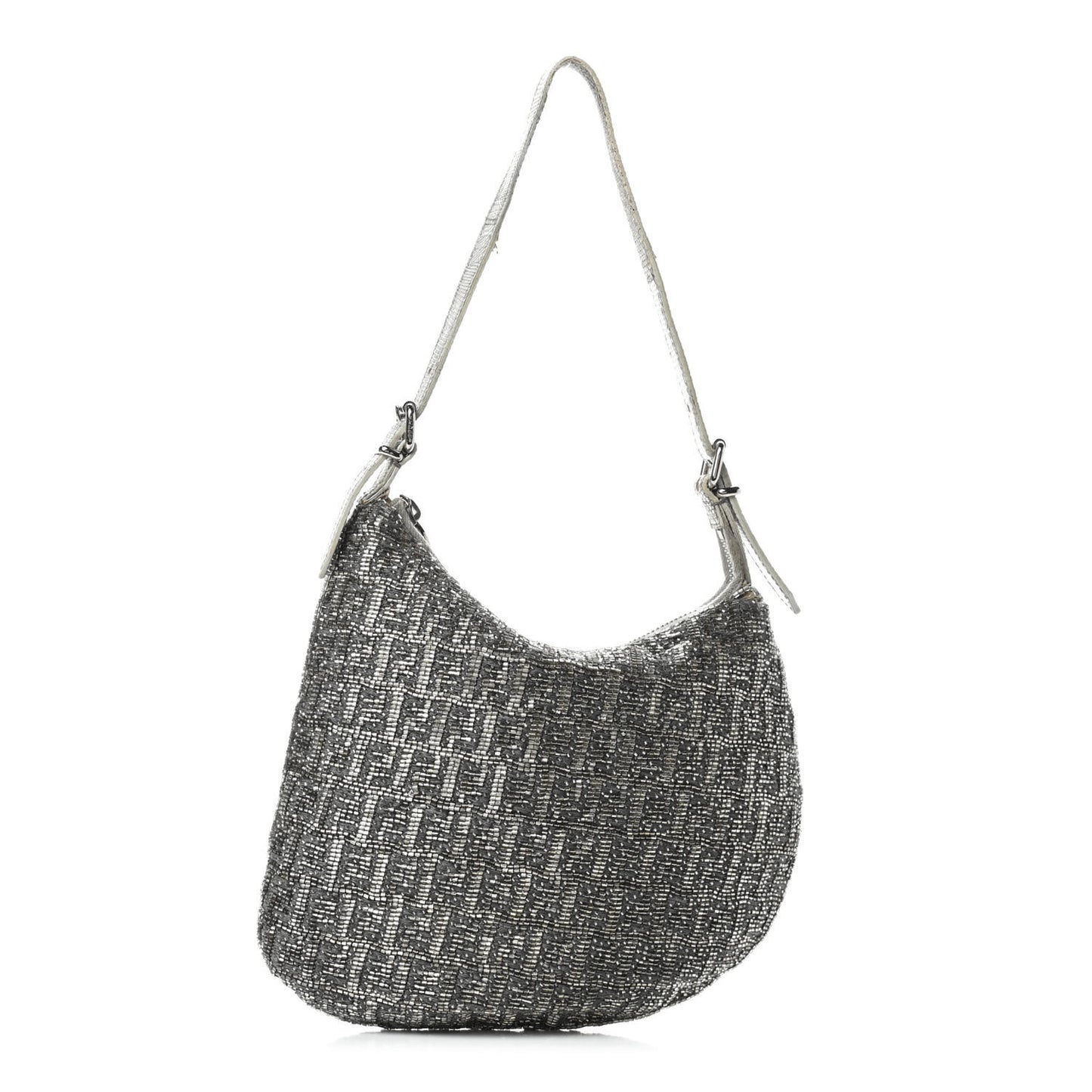 Beaded Small Oyster Silver