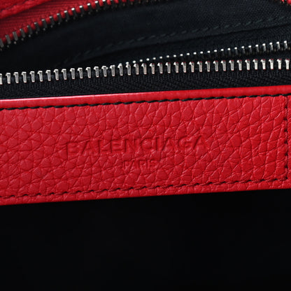 Balenciaga Vibrato Calfskin Classic Silver Hardware S City Rouge Cerise 6 of 11