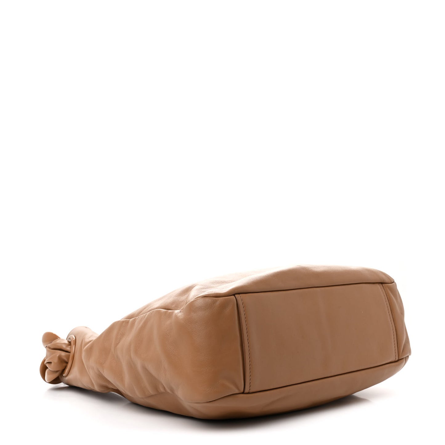 Soft Calf Chain Hobo Caramel