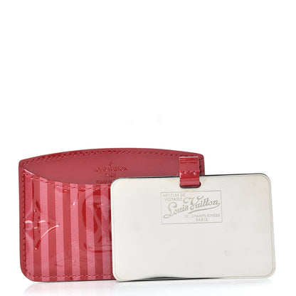 Louis Vuitton Vernis Rayures Mirror Case Pomme D'Amour 3 of 6