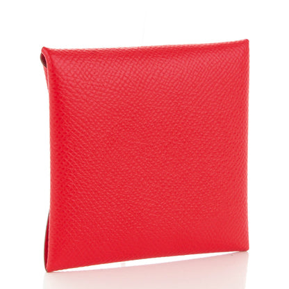 Hermes Epsom Bastia Coin Purse Rouge Casaque 3 of 6