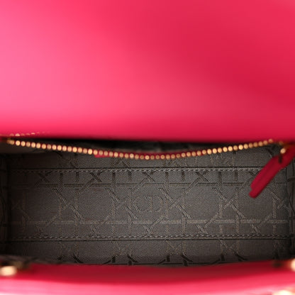 Christian Dior Lambskin Cannage Mini Lady Dior Pink 5 of 10