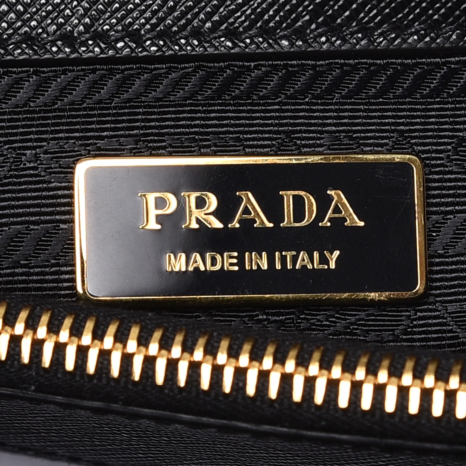 Prada Saffiano Lux Small Tote Nero Black 7 of 8