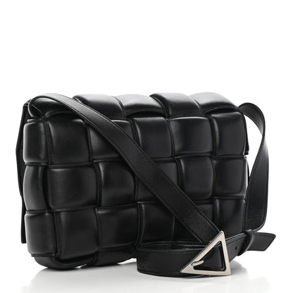 Bottega Veneta Nappa Maxi Intreccio Padded Cassette Crossbody Bag Black 2 of 9