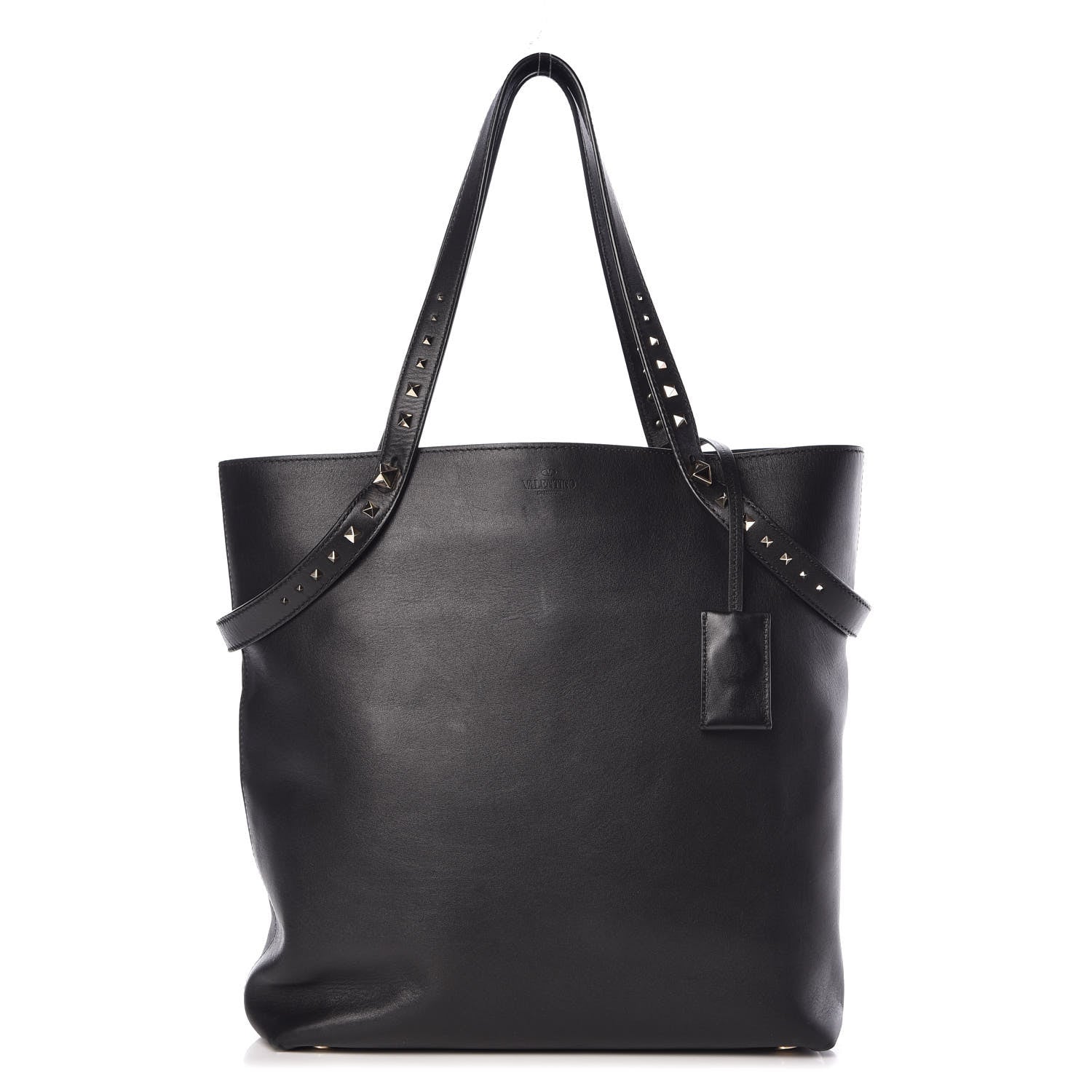 Valentino Garavani Vitello Lovestud Tote Black 1 of 15