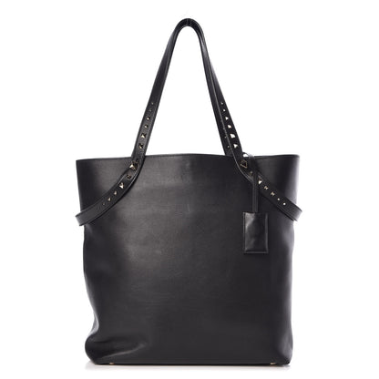 Valentino Garavani Vitello Lovestud Tote Black 1 of 15