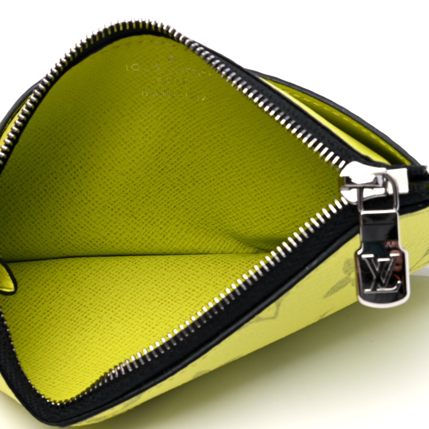 Monogram Taiga Coin Card Holder Yellow