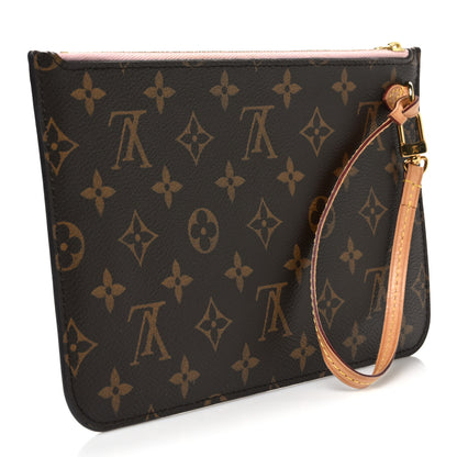Louis Vuitton Monogram Neverfull MM GM Pochette Rose Ballerine 3 of 8