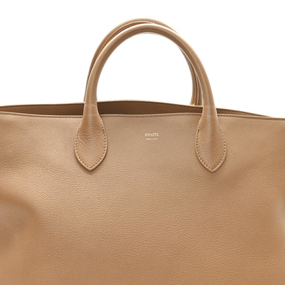 Khaite Pebbled Calfskin Medium Amelia Tote Nougat 8 of 10