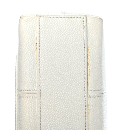 Chanel Caviar Shopper Tote White 9 of 11