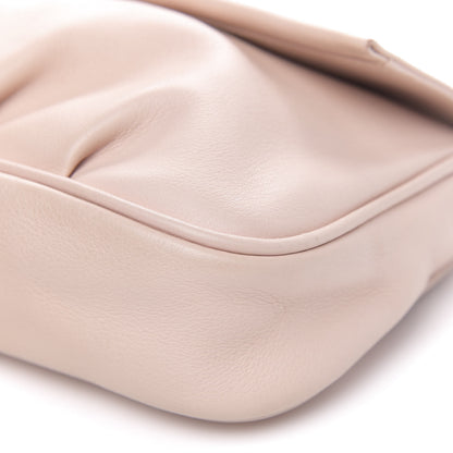 Fendi Vitello Flamingo Enamel Fendista Pouchette Crossbody Pale Pink 8 of 10