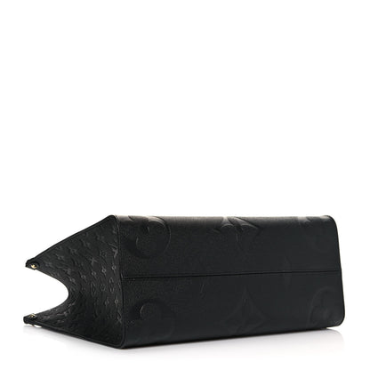 Louis Vuitton Empreinte Monogram Giant Onthego MM Black 4 of 13