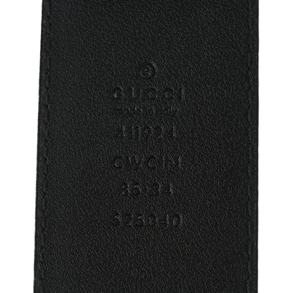 Gucci Guccissima Signature Interlocking G 40mm Belt 85 34 Black 3 of 6