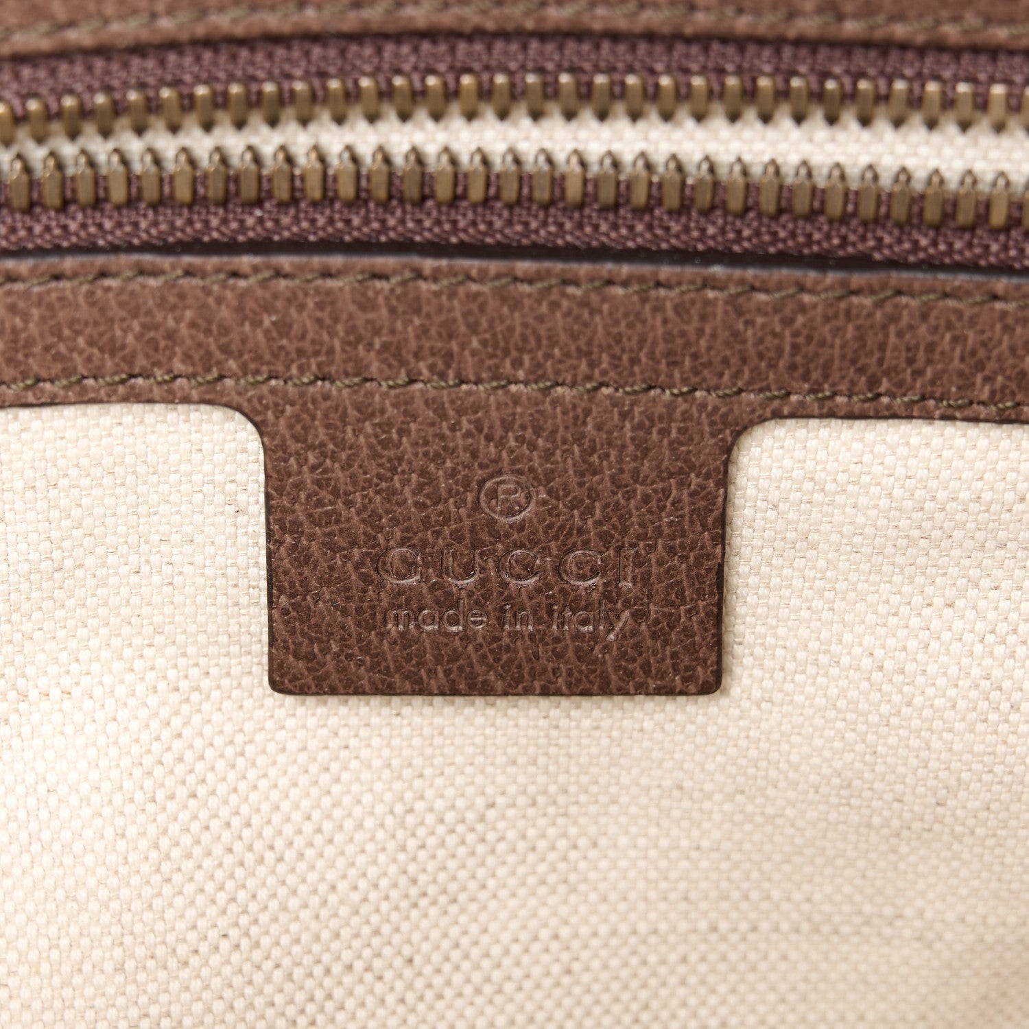 Gucci Soft GG Supreme Monogram Medium Ophidia Belt Bag Dark Brown 6 of 13
