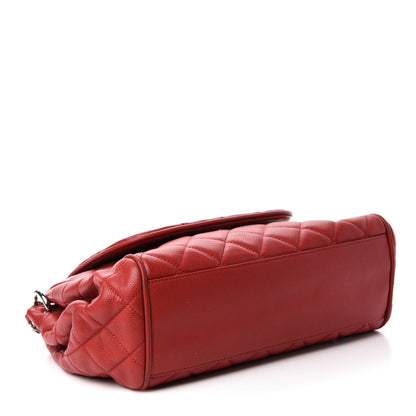 Chanel Caviar Quilted Timeless Accordion Flap Red 4 of 11