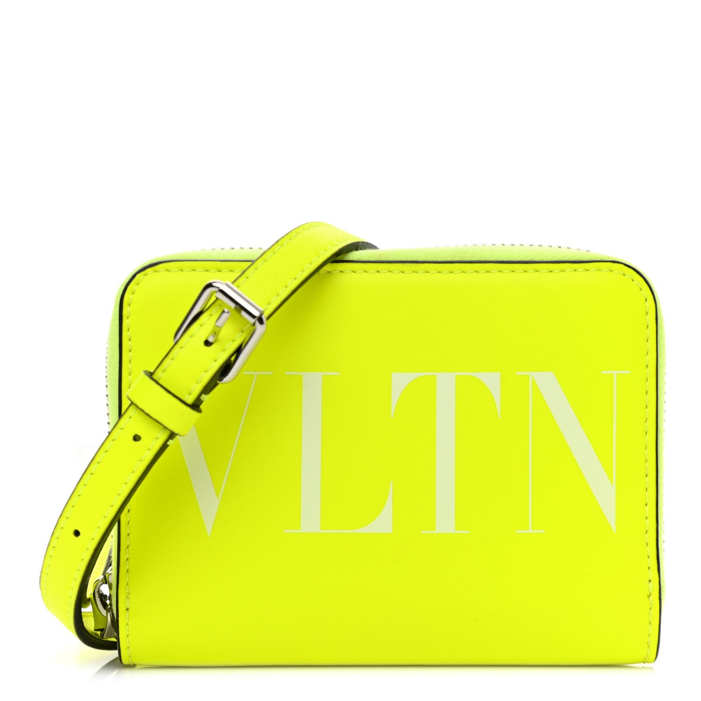 Vitello VLTN Neck Strap Wallet Yellow
