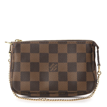 Louis Vuitton Damier Ebene Mini Pochette Accessories 1 of 8