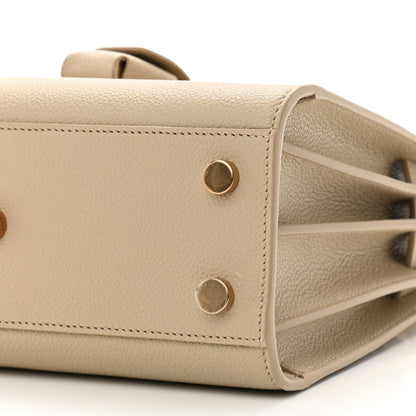 Saint Laurent Grained Calfskin Nano Sac de Jour Dark Beige 10 of 10