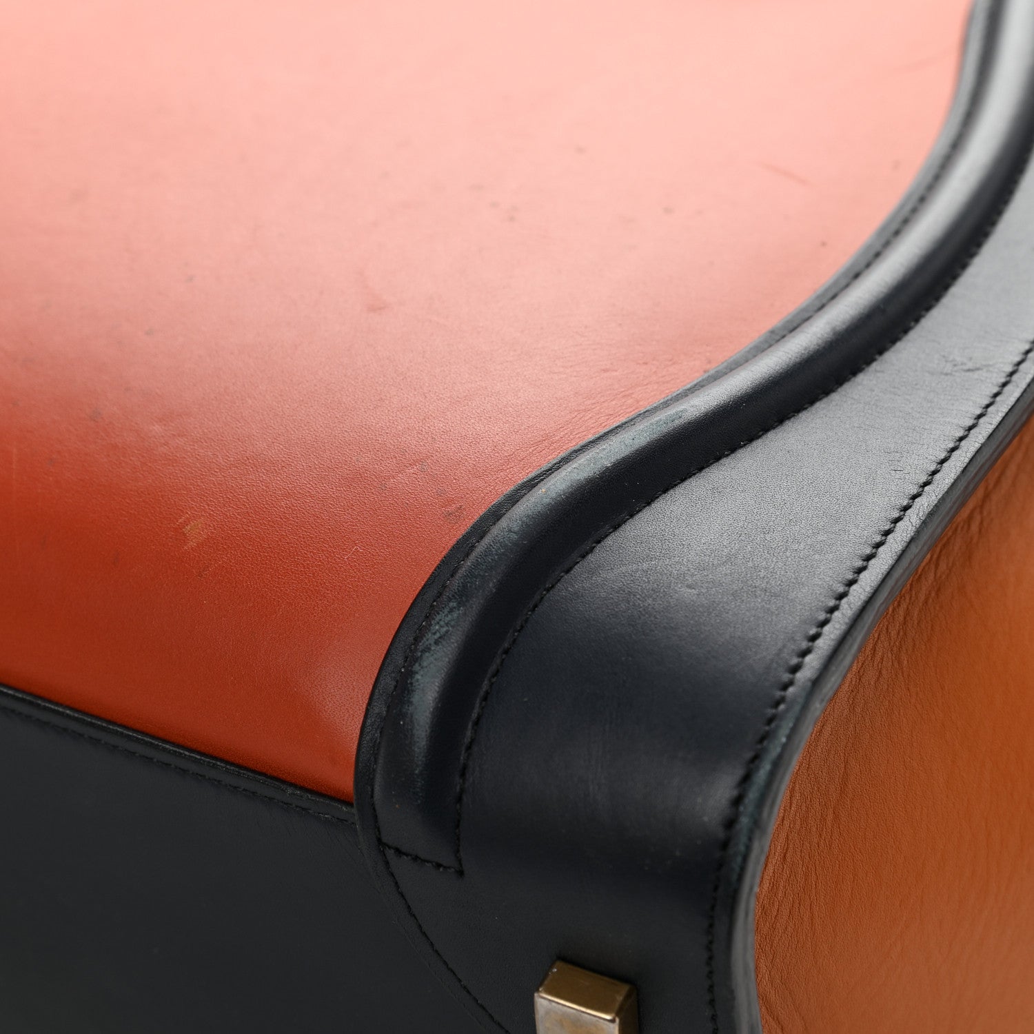 Celine Smooth Calfskin Micro Tri-Color Luggage Brick 15 of 17