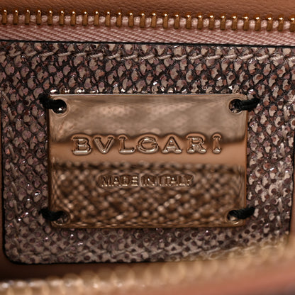 Bulgari Metallic Karung Serpenti Forever Crossbody Rosa Di Francia 8 of 11