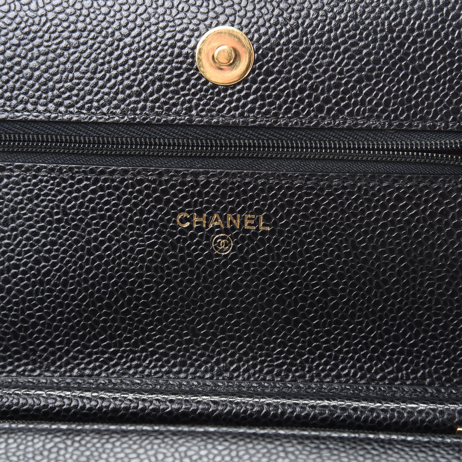 Chanel Caviar Quilted Wallet On Chain WOC Black 6 of 13