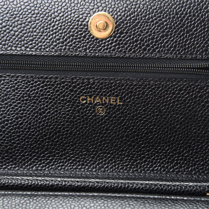 Chanel Caviar Quilted Wallet On Chain WOC Black 6 of 13