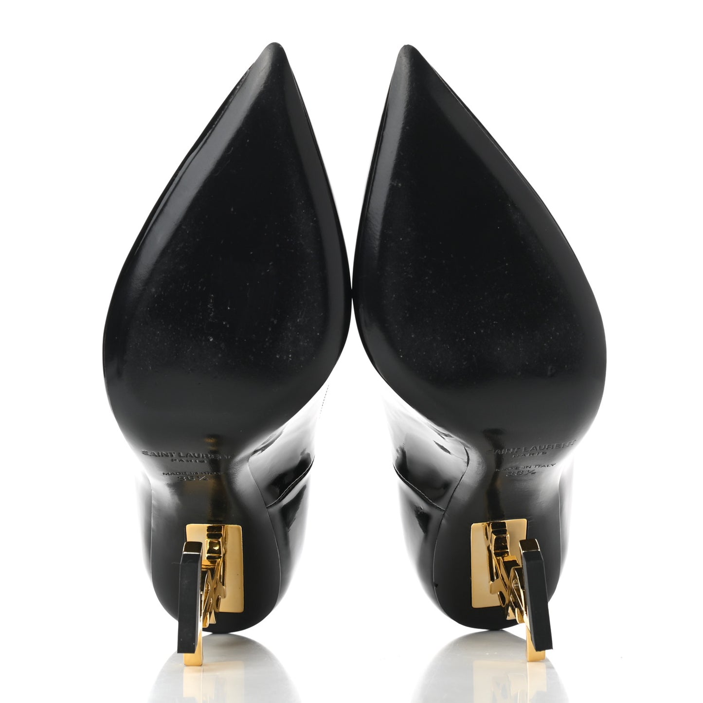 Patent Opyum 110 Pumps 36.5 Black Gold