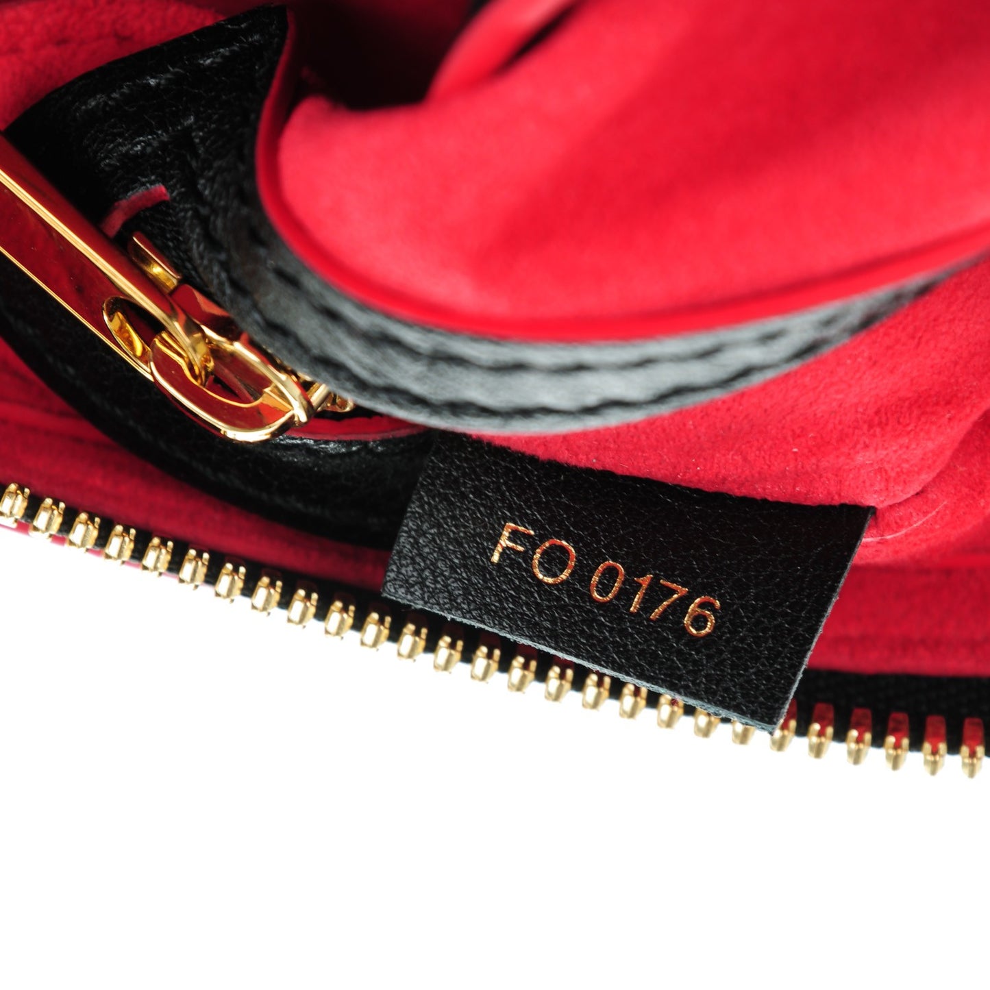 Veau Soie Calfskin Perforated SC Bag PM Black