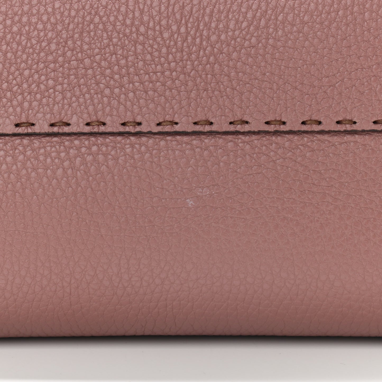 Cuoio Romano Selleria Bi-Color Carla Shopping Tote English Rose Camelia