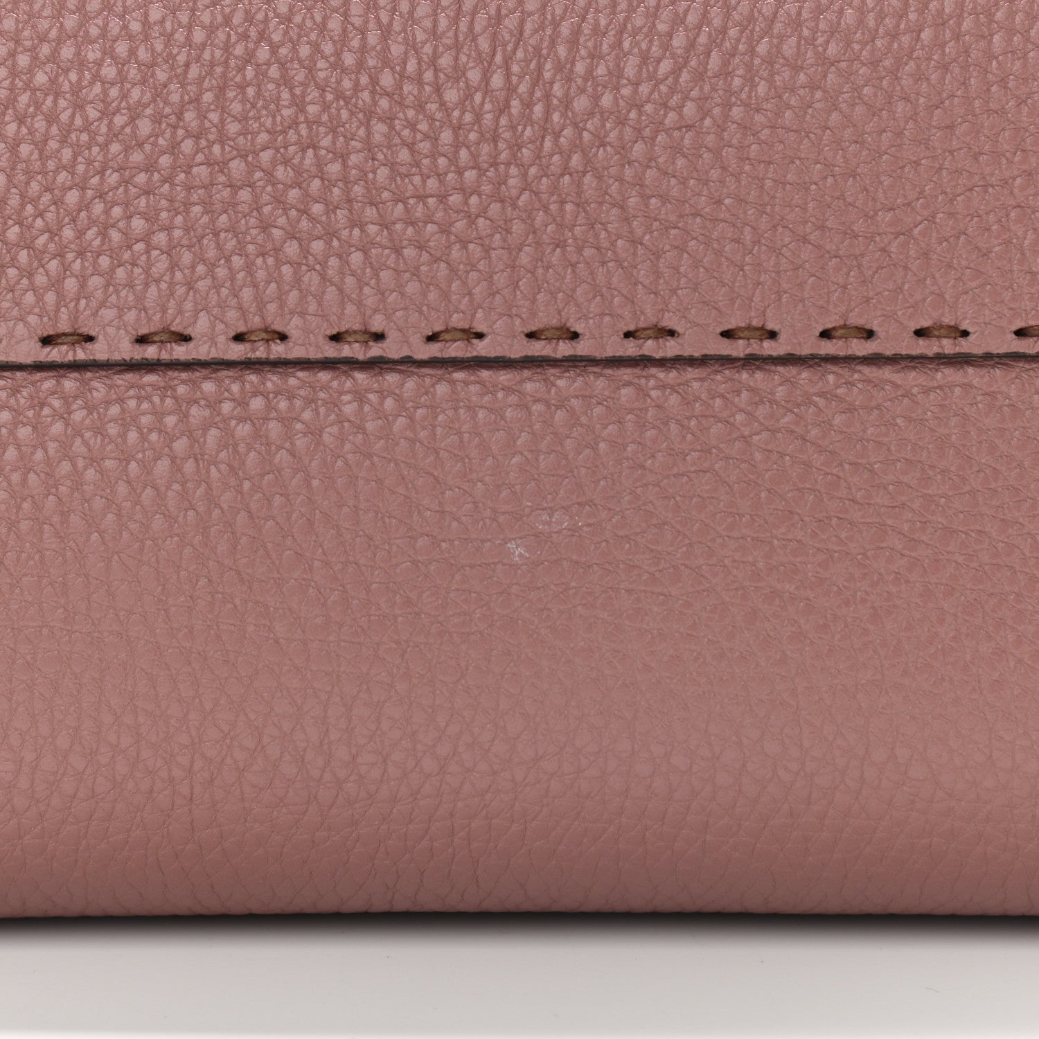Fendi Cuoio Romano Selleria Bi-Color Carla Shopping Tote English Rose Camelia 11 of 11