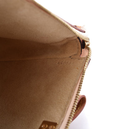 Louis Vuitton Monogram Cherry Blossom Pochette Accessories Brown 6 of 7