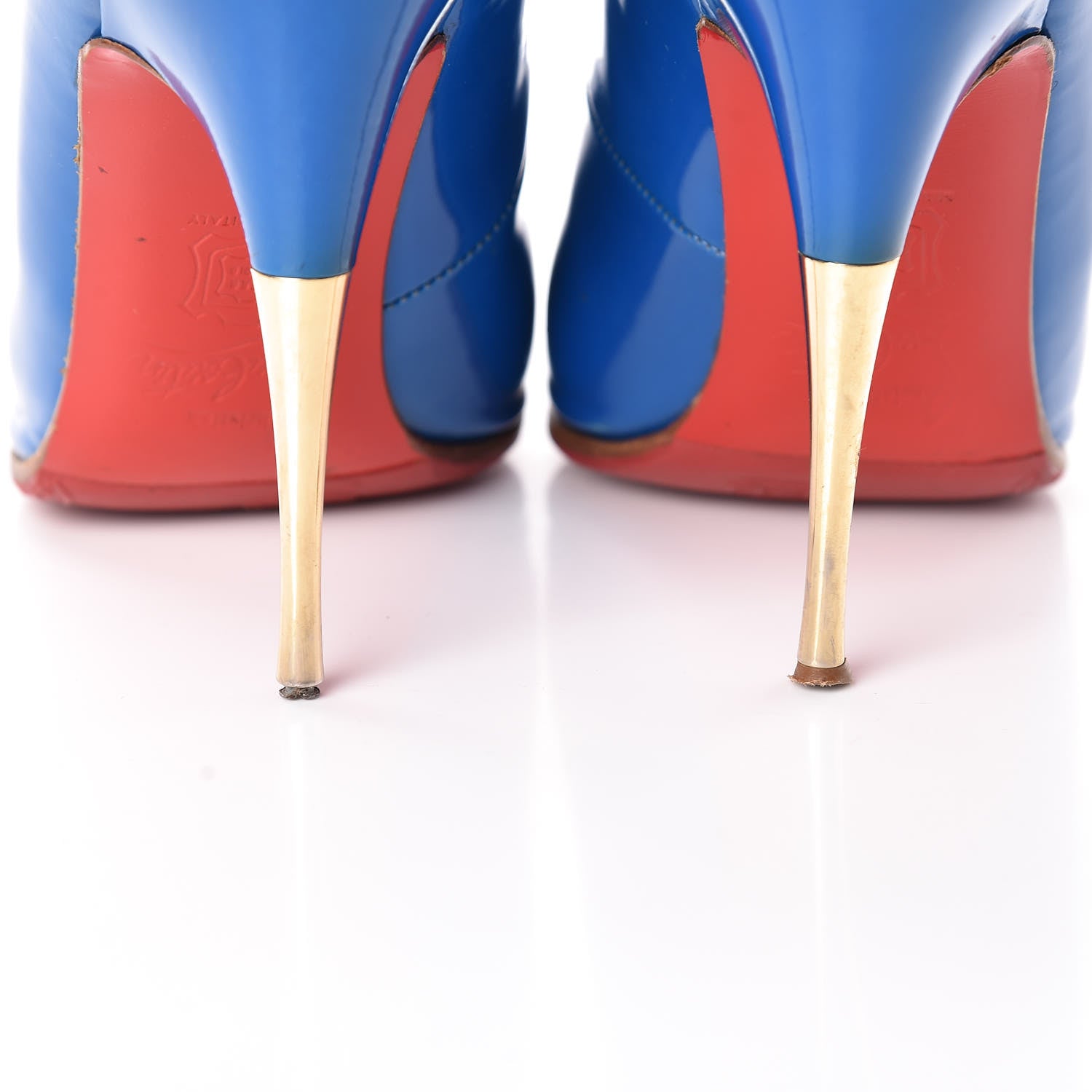 Christian Louboutin Patent Lola Pumps 37 Blue 17 of 24