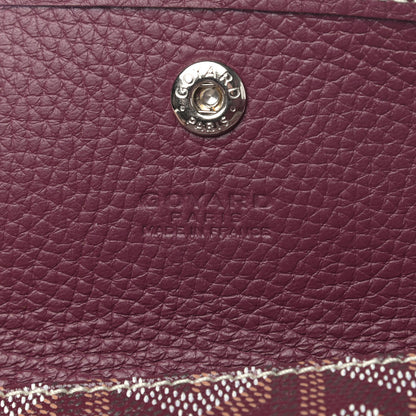 Goyard Goyardine Sac Hardy Pet Carrier PM Burgundy 6 of 9