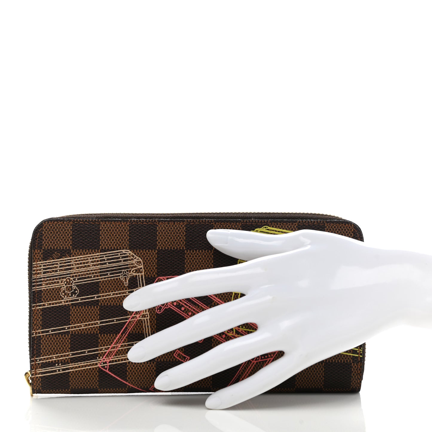 Damier Ebene 2014 Christmas Animation Zippy Wallet