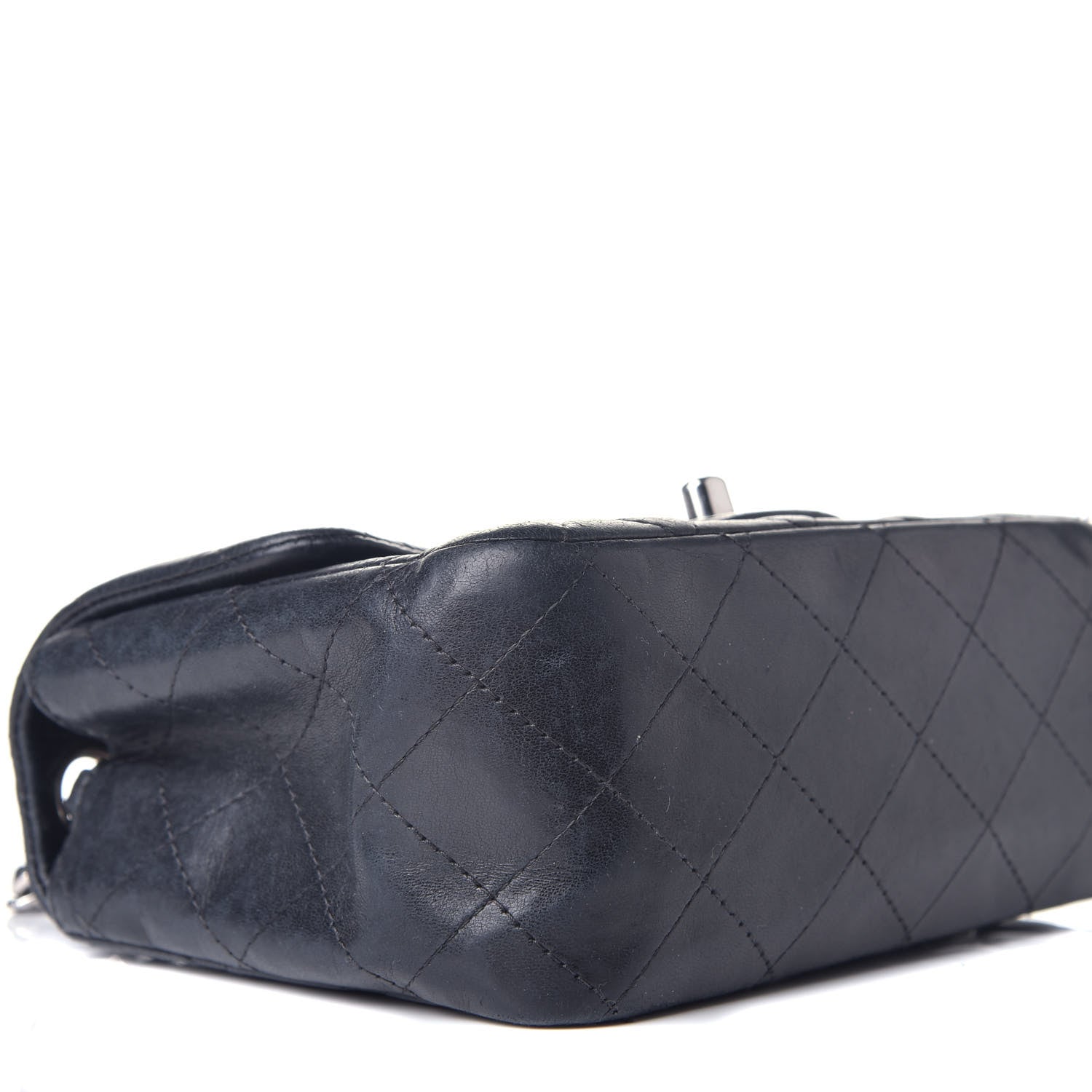 Chanel Lambskin Quilted Mini Square Flap Black 8 of 11