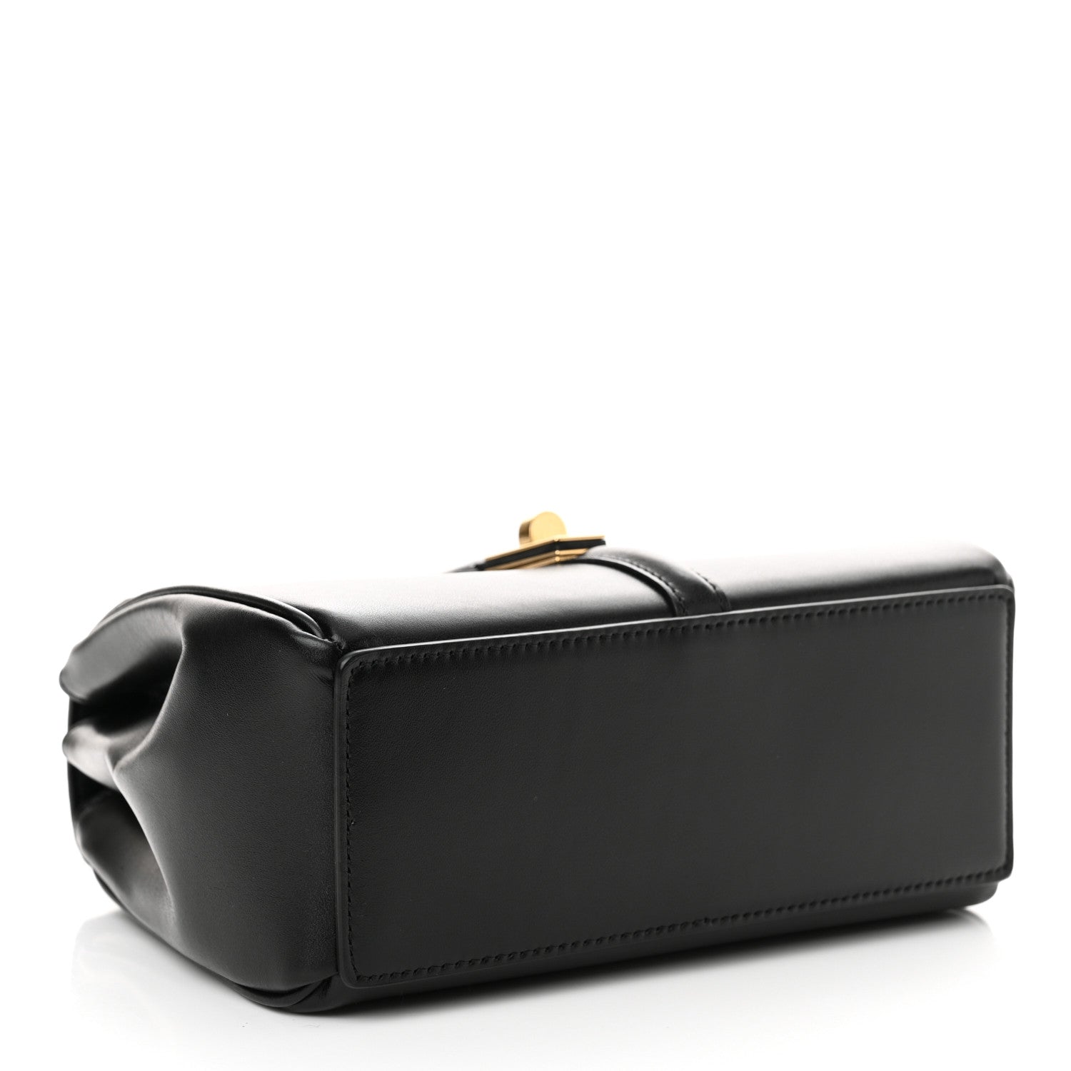 Celine Satinated Calfskin Mini 16 Top Handle Bag Black 4 of 11