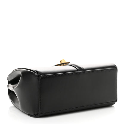 Celine Satinated Calfskin Mini 16 Top Handle Bag Black 4 of 11