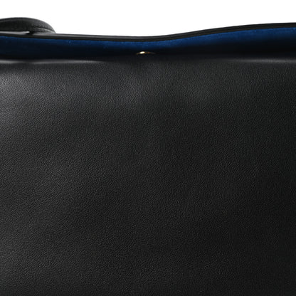Celine Smooth Lambskin Trio Flap Crossbody Bag Black 8 of 10