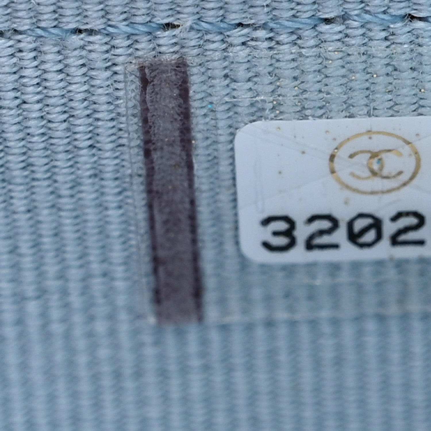 Chanel Caviar Quilted Flap Card Holder Wallet Light Blue 8 of 9